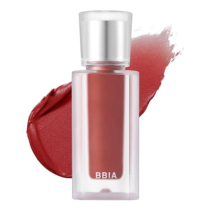 BBIA Last Velvet Tint NEW - Soft Creamy Matte Finish Lip Stain, Blur Effect & Velvety Texture, Long-Lasting, High Pigment, Non-Drying, Vegan, Korean Lip Makeup (V14 CHILL BOSS, Pack of 1)