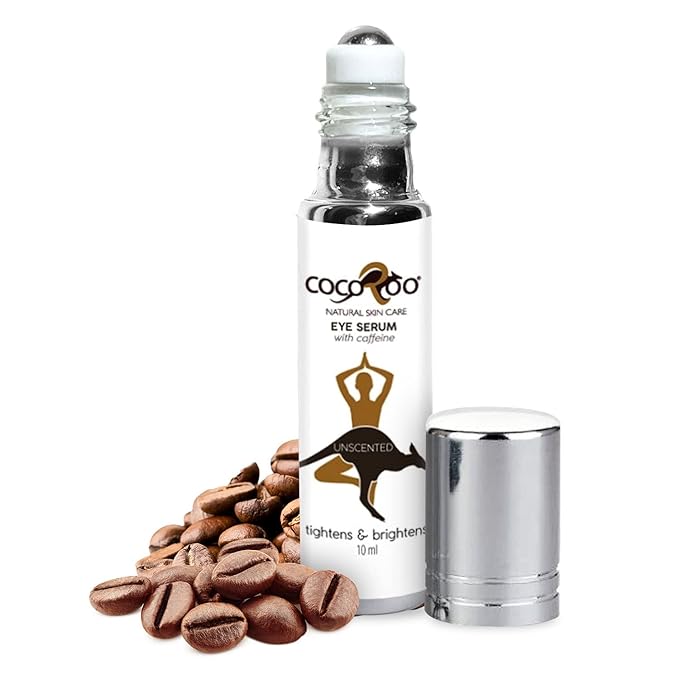 Caffeinated Eye Serum, Nutrient-Dense, 100% Pure, Natural & Vegan (Unscented)