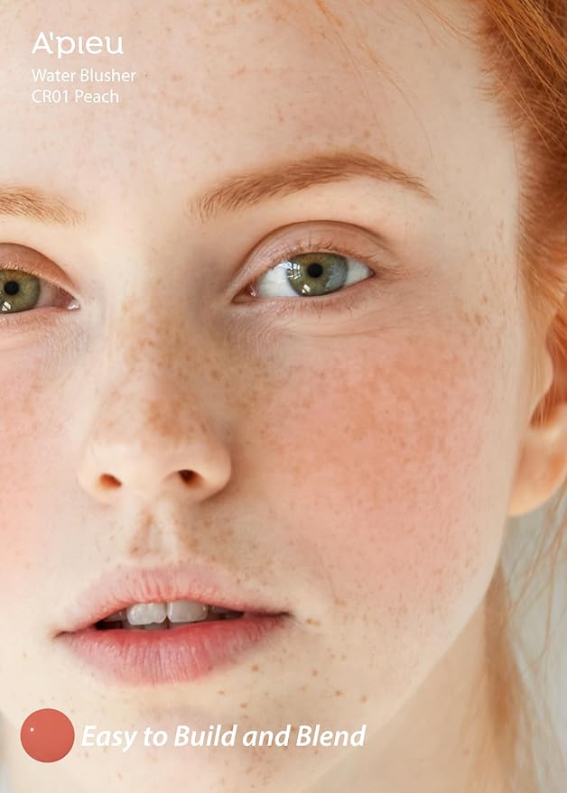 A'PIEU JUICY-PANG WATER BLUSHER (CR01 - Peach) Korean Liquid Blush For Cheeks K Beauty Makeup