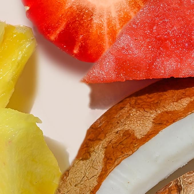 eos 100% Natural Variety Pack Lip Balm Sticks, Coconut Milk, Watermelon Frose, Pineapple Passionfruit, & Strawberry Peach, Lip Care, Pack of 4