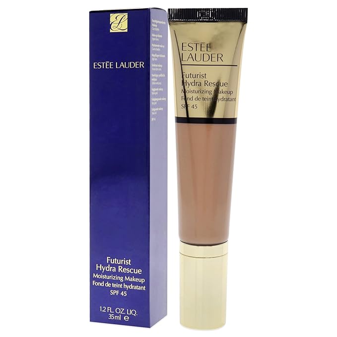 Estée Lauder Futurist Hydra Rescue Moisturizing Foundation SPF 45, 12 Hour Glow, 1.2 oz., 3N1 Ivory Beige