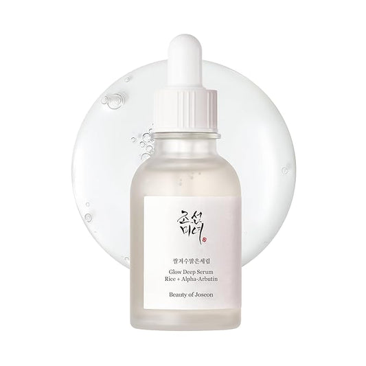 Beauty of Joseon Glow Deep Serum Rice Alpha-Arbutin Moisturizing Uneven Skin Tone Daily Korean Skin Care for Men and Women, 60ml, 2 Fl.Oz