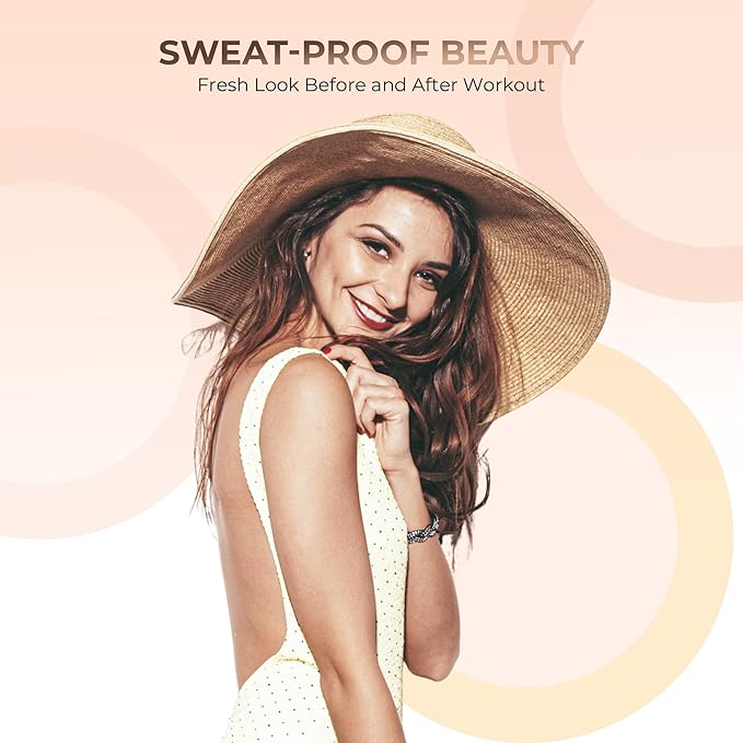 1 Ounce Light Tan Foundation Powder Refill By Sweet Face Minerals, Lightweight Mineral Loose Makeup Powder with SPF 20, Full Coverage Flawless Finish, Talc-free, Cruelty-Free, Refillable Pouch