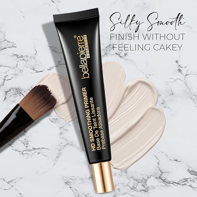 Bellapierre HD Smoothing Primer for a Flawless Complexion | Cruelty-Free & Non-Toxic | Talc-Free Pore Minimizer - 1.01 Fl. Oz