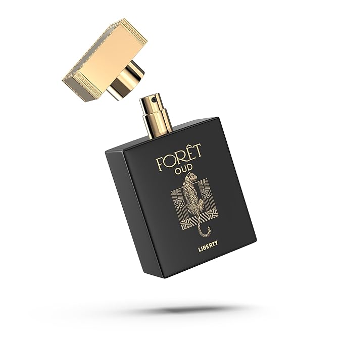 Liberty Oud Perfume for Men, 3.4 Oz Foret Premium Oud Perfumes Anniversary Edition Long-Lasting Eau de Perfume, Luxury Woody Fragrance for Men, Perfume Spray