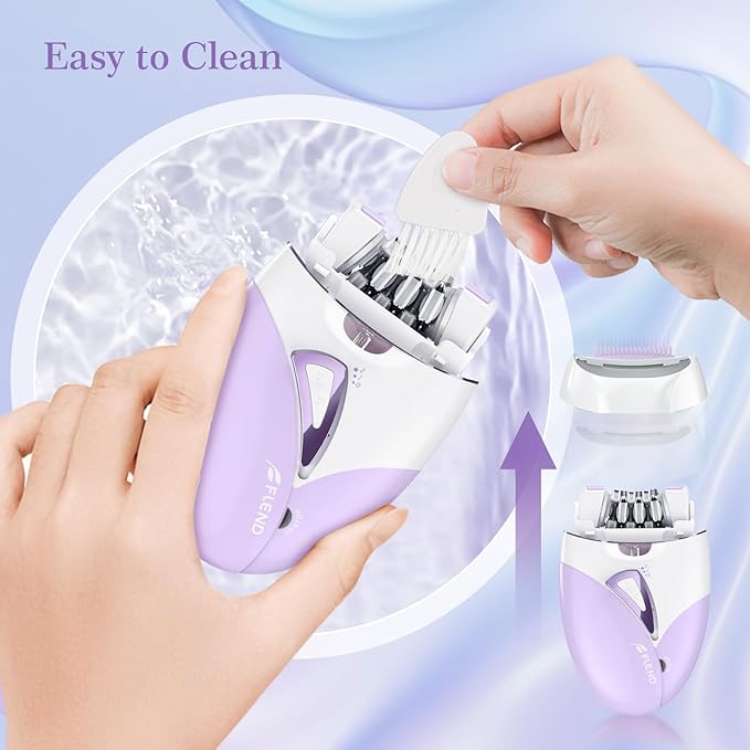 Epilators, 2-Speed Painless Smooth Glide Epilator for Women, Cordless Rechargeable Facial Hair Removal Epilator, Hair Removal Device for Women's Face Legs Bikini Area Arms Legs