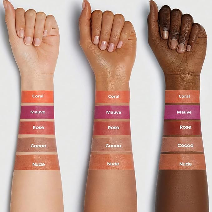 Lip Stain Peel Off - Waterproof Comfortable Vivid Color Peel Lip Liner Non-Stick Cup, Lip Tattoo Peel Off for Beauty & Charming Lip Makeup with All-Day | Vegan and Cruelty Free (#02 Cocoa)