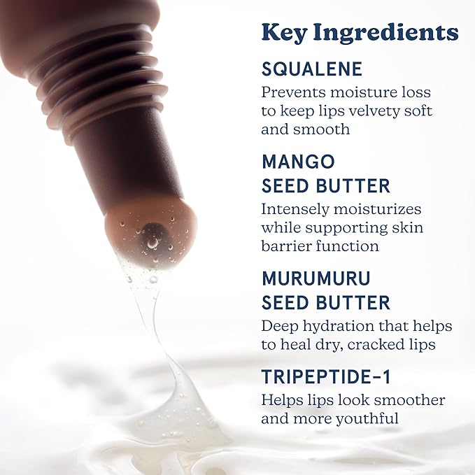 Blume Superbalm Duo - Tri-Peptide Vanilla Lip Balm (0.4 Fl Oz) + Tri-Peptide Toffee Soft Brown Tinted Lip Balm (0.4 Fl Oz) - Deep Hydration & Lip Plumping Set