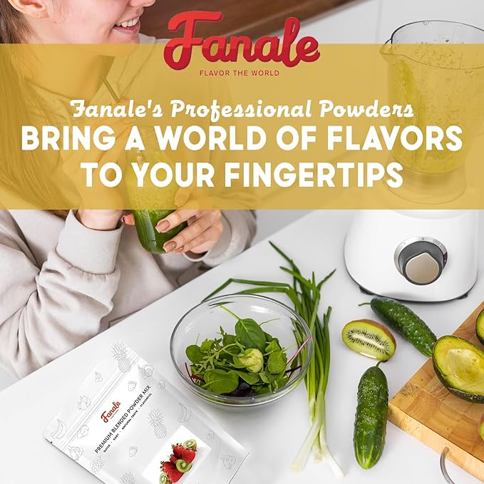 Fanale Premium Avocado Bubble Tea Flavoring Powder | Perfect for Baking, Smoothies, Desserts and Drinks | Instant Flavoring Powder for Boba Milk Tea - 2.2 Pounds (Pack of 20).