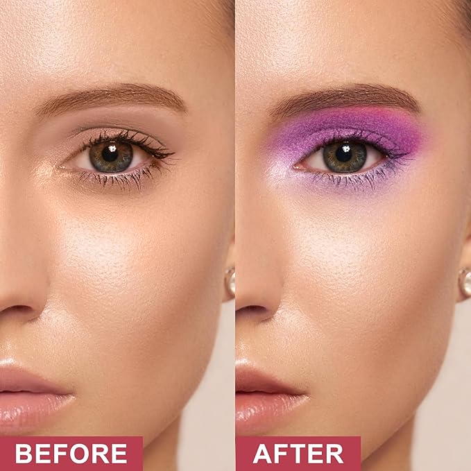 Eyeshadow,18Colors Eyeshadow Palette, Matte&Glitter&Shimmer Eyeshadow,for Eye Makeup Long Lasting Waterproof Eye Makeup Palette, Glitter Shimmer Professional Bright-Colored Eye Shadow(G005-1/G005-2)