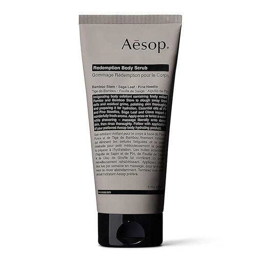 Aesop Redemption Body Scrub | Finely Milled Pumice and Aromatic Botanicals to Polish the Skin | 6.5oz / 180mL