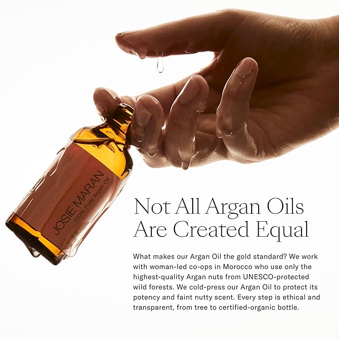 Josie Maran Eye Love Lip Gloss & Mascara Makeup Kit - Plumping Lip Gloss Infused with Argan Oil, Hyaluronic Acid and Sheer, Radiant Color + Argan Black Oil Lengthening Mascara (2 Piece Set)