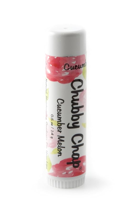 Chubby Chapstick - One (1x) Large Jumbo Chapstick Natural Chapstick - .5 Ounce Lip Balm (Cucumber Melon)
