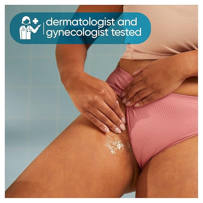 Gillette Venus Intimate Grooming 2in1 Cleanser and Shave Gel for Bikini Pubic Hair and Skin 6.4 Oz