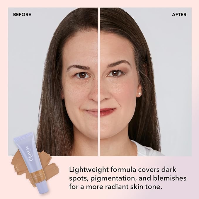 Clover Skin Is In Serum Foundation | Hydrating Face Serum, Lightweight Foundation, Cruelty-Free & Vegan | With Squalane And Sunflower Seed Wax | 30 ml - Shade 07 (Medium)