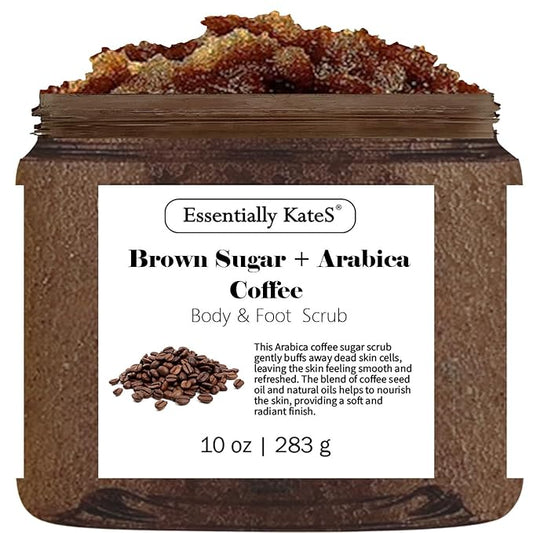Brown Sugar + Arabica Coffee Body & Foot Scrub 10 oz