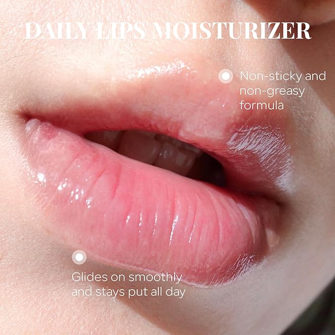 KYDA 2 Colors Tinted Lip Balm, Hydrating Sheer Formula Lip Balm, Natural Glossy Finish, Moisturizing Lip Care Balm for Dry Lips, Pink Candy and Peach Candy