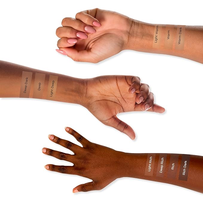 LUMINESS Airbrush Spray Silk Foundation Starter Kit - Light Deep - Foundation, Primer & Dual-Sided Angled Buffing Brush - Medium, Buildable Coverage, Anti-Aging Formula Hydrates & Moisturizes