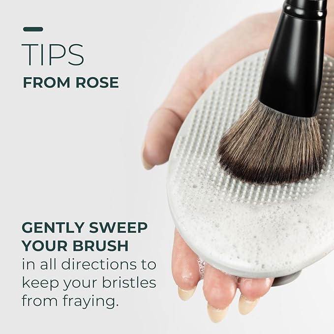 Cleansing Palm Pad | Ergonomic Handheld Brush Cleaner | Silicone Textured Scrub Pad for Deep Cleaning | Travel-Size, Beauty Tool