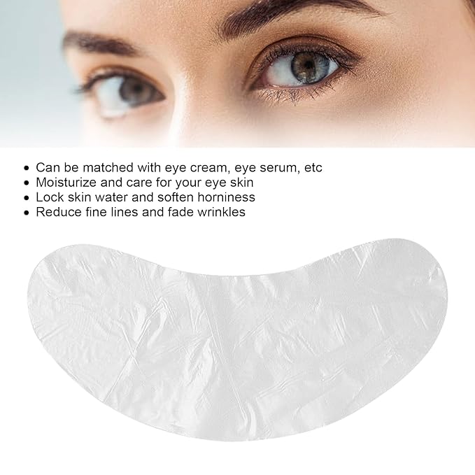 100 Pcs DIY Disposable Eye Pad Patch Dark Circles Under Eye Patches Promote Water Absorption Blocking Disposable Eye Skin Care Pads Skin Treatment For Wrinkles Eye Mask Pads For Dark Circles