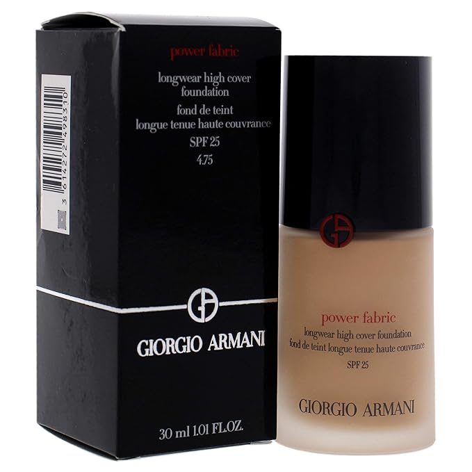 Giorgio Armani Power Fabric Longwear High Cover Foundation SPF 25 - 4.75 Women Foundation 1 oz
