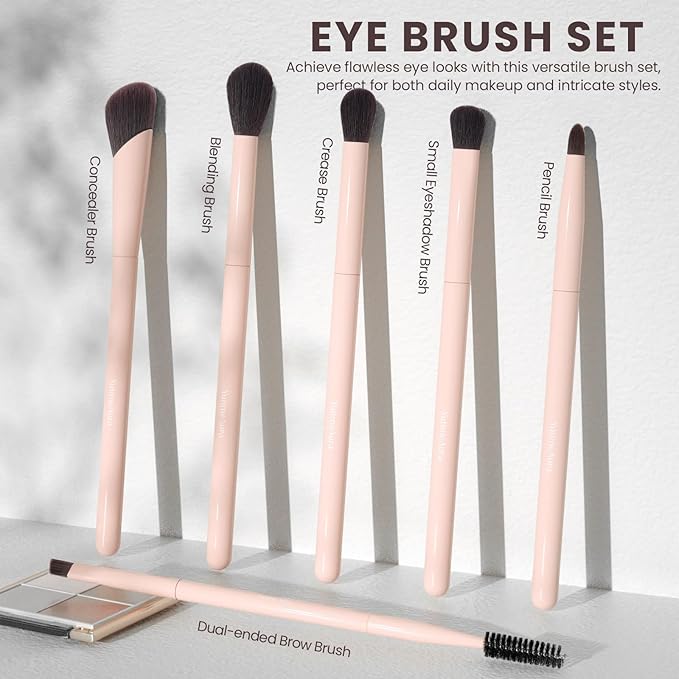 Makeup Brushes 10Pcs Professional Makeup Brush Set Foundation Contour Concealer Blush Highlight Powder Blending Eye Shadow Brush