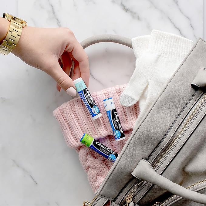 ChapStick Moisturizer 2-in-1 Lipcare 6-Pack (3 Original, 3 Cool Mint) – 8-Hour Lip Balm with Broad Spectrum SPF, Aloe & Vitamin E, 0.15 Ea