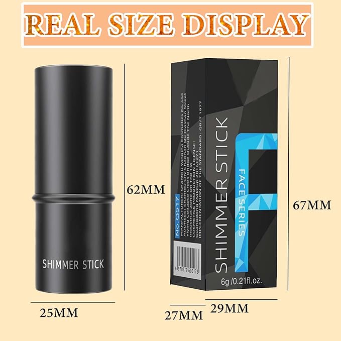 3 PCS Cream Contour Blush Stick,Long Lasting Waterproof Blush Stick for Cheeks&Lips Multipurpose Face Highlighting Concealing Cream,Shimmer Contour Stick Makeup for Women