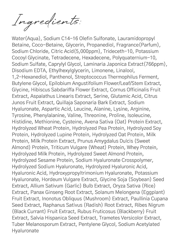 laferme Laminaria Shampoo with Organic Ingredient, Korean Clarifying Shampoo, Hydrating for Dry Hair, Strengthening for Weak Hair, Sulfate & Paraben free, For Women & Men (16.9 FL. OZ., White Musk)