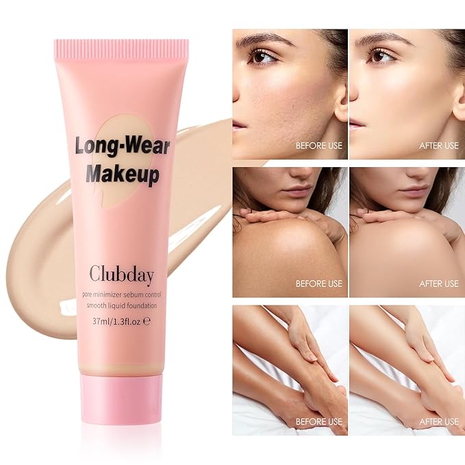 Liquid Foundation Full coverage Long-Lasting Buildable Weighless Foundation Cream Active Wear Color Stay Makeup-01
