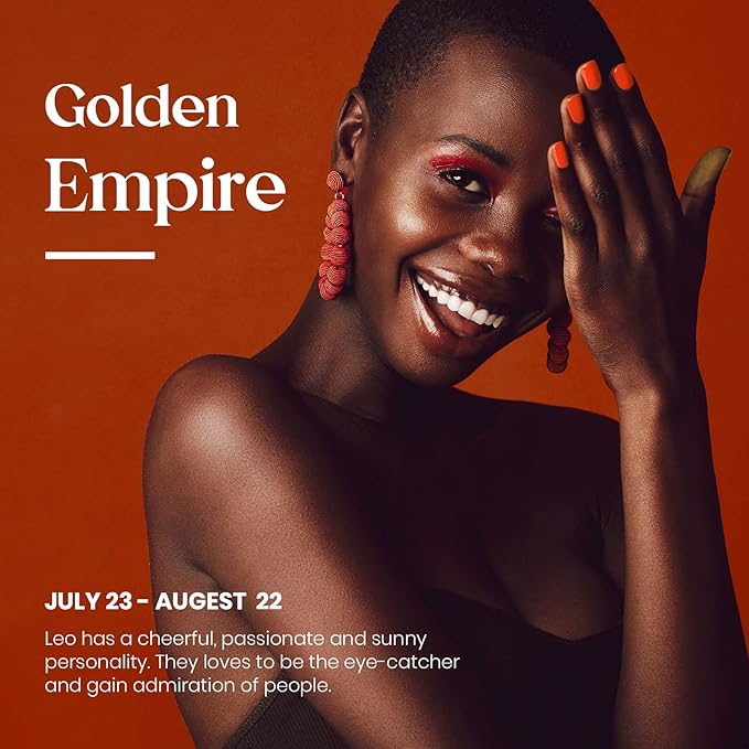 Beetles Fall Gel Polish Nail, 6 Colors Golden Empire Orange Yellow Brown Gel Polish Set Soak Off Uv LED Lamp Trendy Manicure Gel Nail Polish Kit for Girls Women