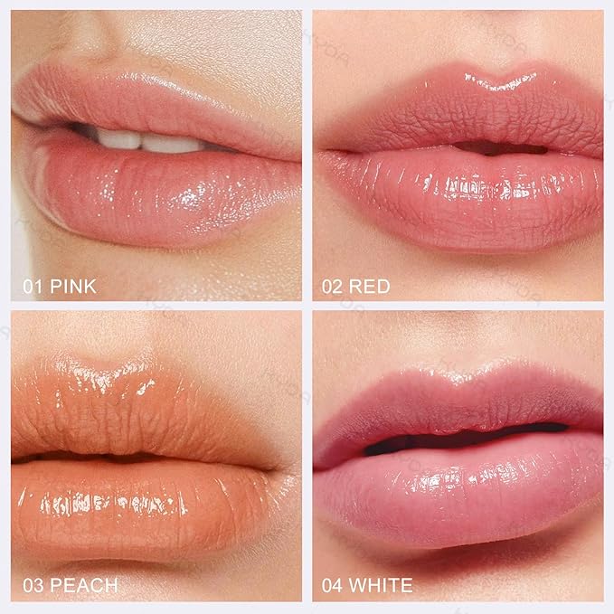 KYDA PH-Activated Lip and Cheek Stain, PH Color Changing Formula for Lasting Custom Lip Color, Keep Lips Soft and Moisturizing with Avocado Oil, Multiuse Color Balm, WHITE