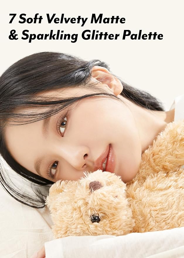 I'M MEME Wonder Soft Layer Palette - 7 Shades | Portable Size, Versatile, Blendable, Neutral Colors with Soft Texture, 01 My Teddy, 0.23 Oz