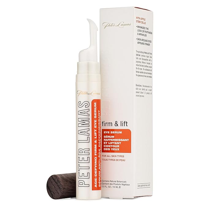 Peter Lamas Firm and Lift Age Defying Eye Serum for Puffiness and Bags | Helps Reduce Dark Circles, Cools and Smooths Under Eye Bags and Fine Lines, Boosts Collagen | Vegan, Paraben and Sulfate-Free