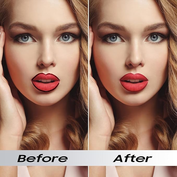 Lip Stain Peel Off - Waterproof Comfortable Vivid Color Peel Lip Liner Non-Stick Cup, Lip Tattoo Peel Off for Beauty & Charming Lip Makeup with All-Day | Vegan and Cruelty Free (#02 Cocoa)