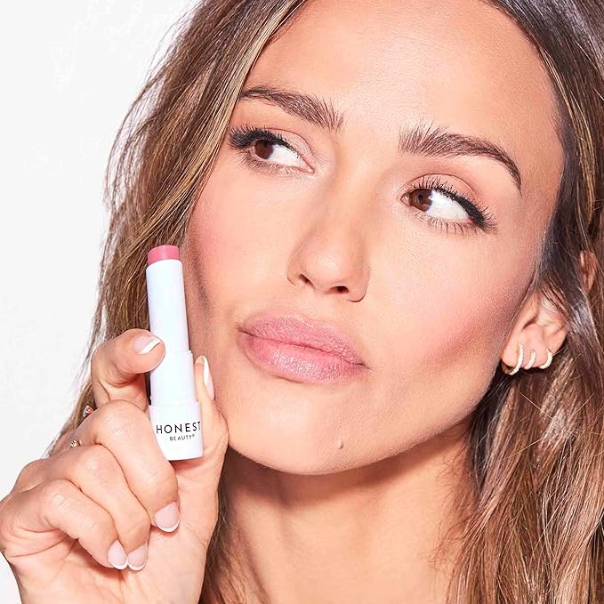 Honest Beauty Tinted Lip Balm | Antioxidant-rich Acai Extracts + Avocado Oil | EWG Certified, Vegan, Cruelty Free | Summer Melon