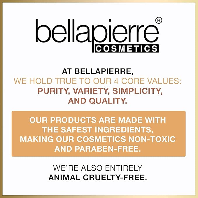 Bellapierre Satin Rose Face & Eye Book Palette | 25 Eyeshadow Shades with Blush, Bronzer, & Highlighter | Non-Toxic & Paraben Free | Vegan & Cruelty-Free