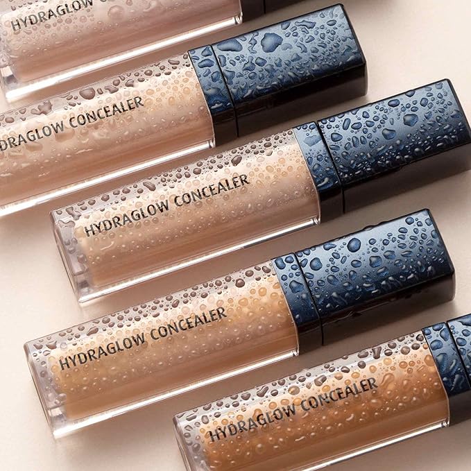 Lune+Aster HydraGlow Concealer - Medium - This medium to full coverage, skin-nourishing concealer hides dark undereye circles, blemishes, redness and other imperfections.