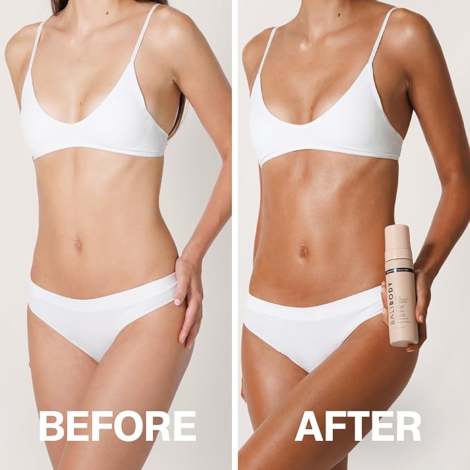 Bali Body Ultra Dark Self Tanner Mousse | Premium Sunless, Tanning Foam | Natural Green-Based Self Tan | Instant Bronze Fake Tan for All Skin Types, Vegan & Cruelty Free (100ml/3.4 fl oz)