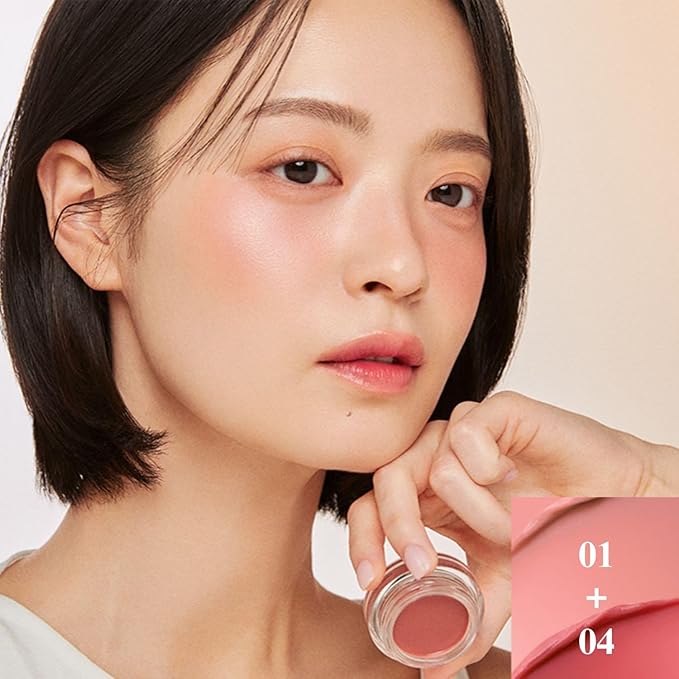 EGLIPS Lip & Cheek Glow Balm - Multi-Use Tinted Melting Balm Blush for Lips & Cheeks Builable and Blendable Texture (01 REFLECT, 0.18 oz)