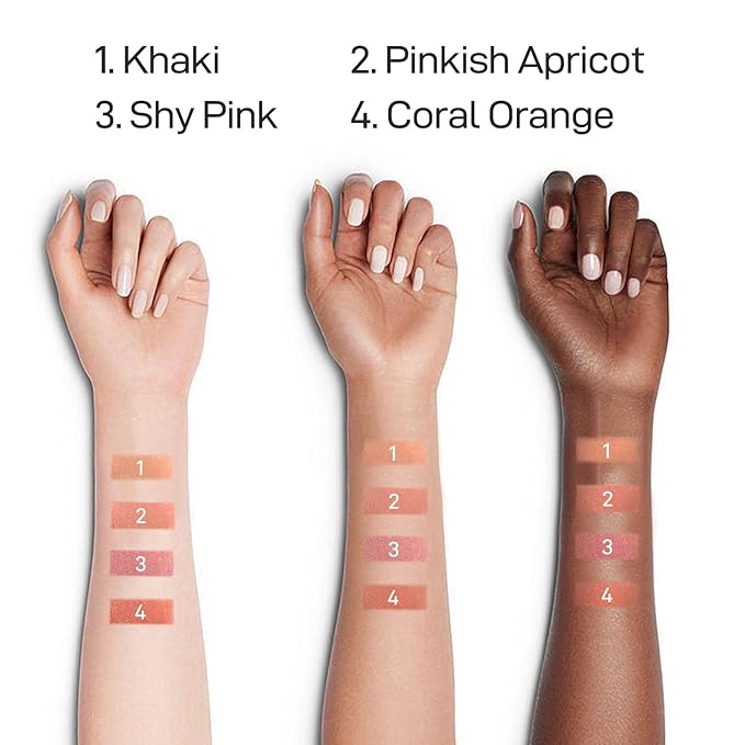 Face Blush for Cheeks Waterproof Smooth Creamy Formula, Matte Finish Buildable Lightweight Cream Blush Balm Create a Natural, Long Lasting Makeup Brightens Facial Radiance (Khaki)