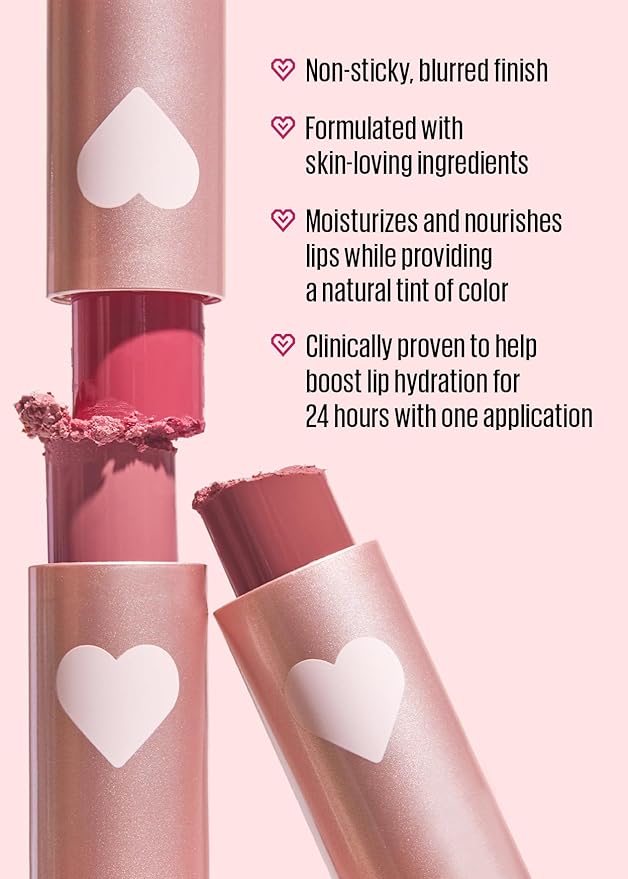 Kaja Love Blur Lip Balm - 06 Affection | Soft & Comfort Semi-Matte Blurring Daily Color Lip Balm | Shea Butter, Avocado Oil, Citrus Unshiu Peel Extract, Vitamin E Infused |4g / 0.14oz.
