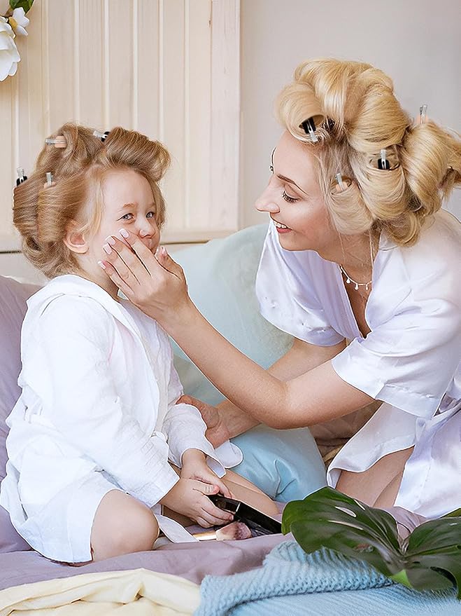 8Pcs No Bend No Crease Hair Clips- Styling Duck Bill Clips Alligator Hair Barrettes for Styling Sectioning, Small Gifts for Women Girls Salon Hairstyle Hairdressing Bangs Waves, Black & Pink