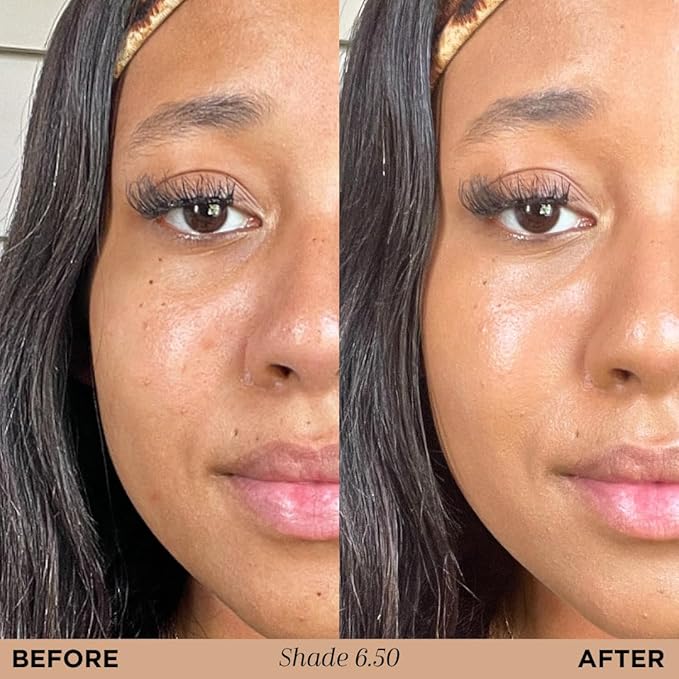 HALEYS Re-form Luminous Skin Foundation, VEGAN + CRUELTY-FREE, Blurs, Conceals, Blendable, Buildable Med-to-Full Coverage, Weightless, Oil-free, All-Day Wear, Hyaluronic Acid, All skin types (7.0)