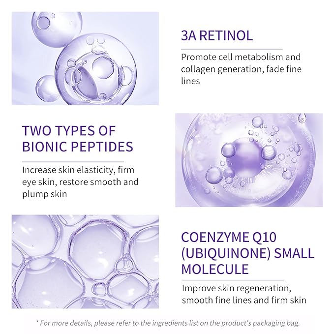 LANBENA Under Eye Cream, Retinol Eye Cream for Dark Circles and Puffiness, Daily Anti-Aging Under Eye Cream with Retinol & Hyaluronic Acid to Fight Fine Lines and Firm Skin (0.68 FL OZ)