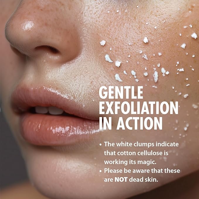 Ebanel Exfoliating Face Scrub Peeling Gel 2 Pack, Brightening Moisturizing Cleanser, Dead Skin Remover for Face, Exfoliating Facial Wash with Centella, Hyaluronic Acid, Vitamin C & E