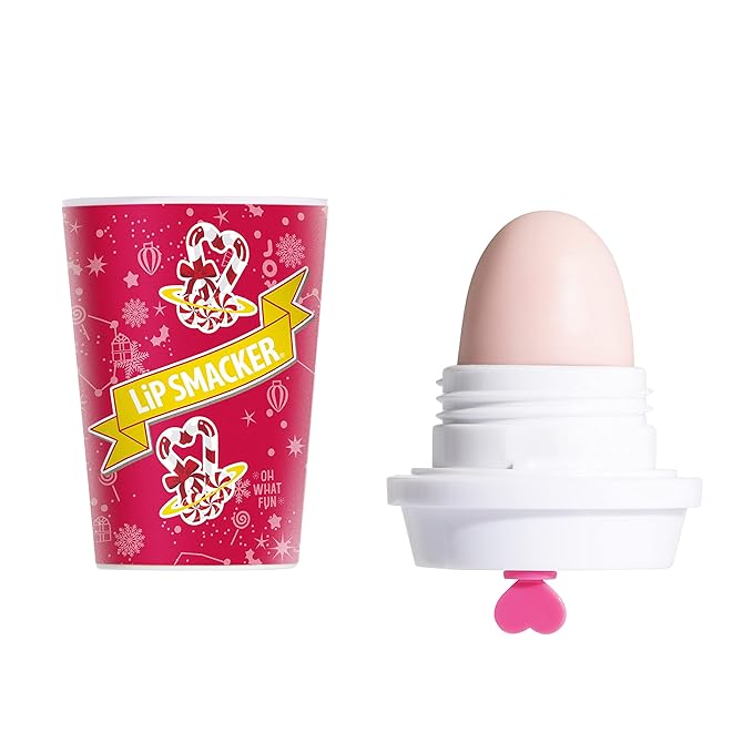Lip Smacker Holiday Christmas Flavored Lip Balm Frappe Peppermint Stocking Stuffer Gift For Kids