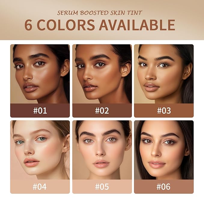 Beauty Balm Serum Boosted Skin Tint – Hydrating Tinted Moisturizer, Lightweight Solid Tinted Foundation Stick for Flawless, Sheer to Medium Coverage, Radiant & Dewy Finish, All-Day Wear (2#, 1)