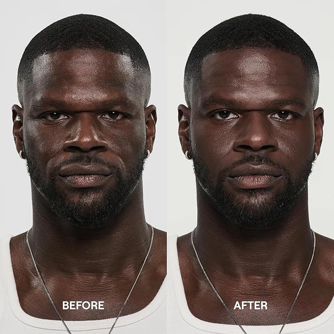 APOSTLE Reclaim Tinted Moisturizer for Men (1 Black River) - Niacinamide, Vitamin E, Squalane, Hyaluronic Acid, Tinted Face Moisturizer For Men. Hydrates, Evens Skin Tone, 1 Fl. Oz.