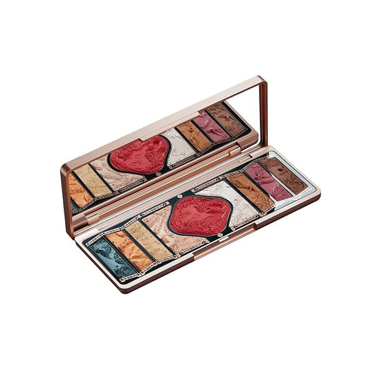 FLORASIS Floral Engraving Phoenix Makeup Palette (01 Gold Brown)